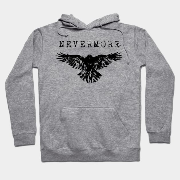 nevermore Hoodie by horrorshirt